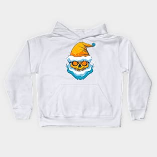 Santa Claus skull Kids Hoodie